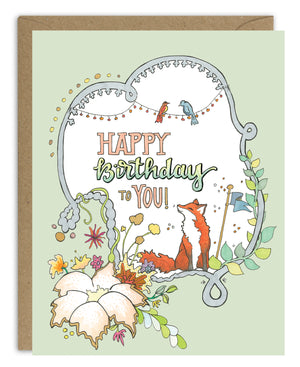 Fox Happy Birthday Card Pack